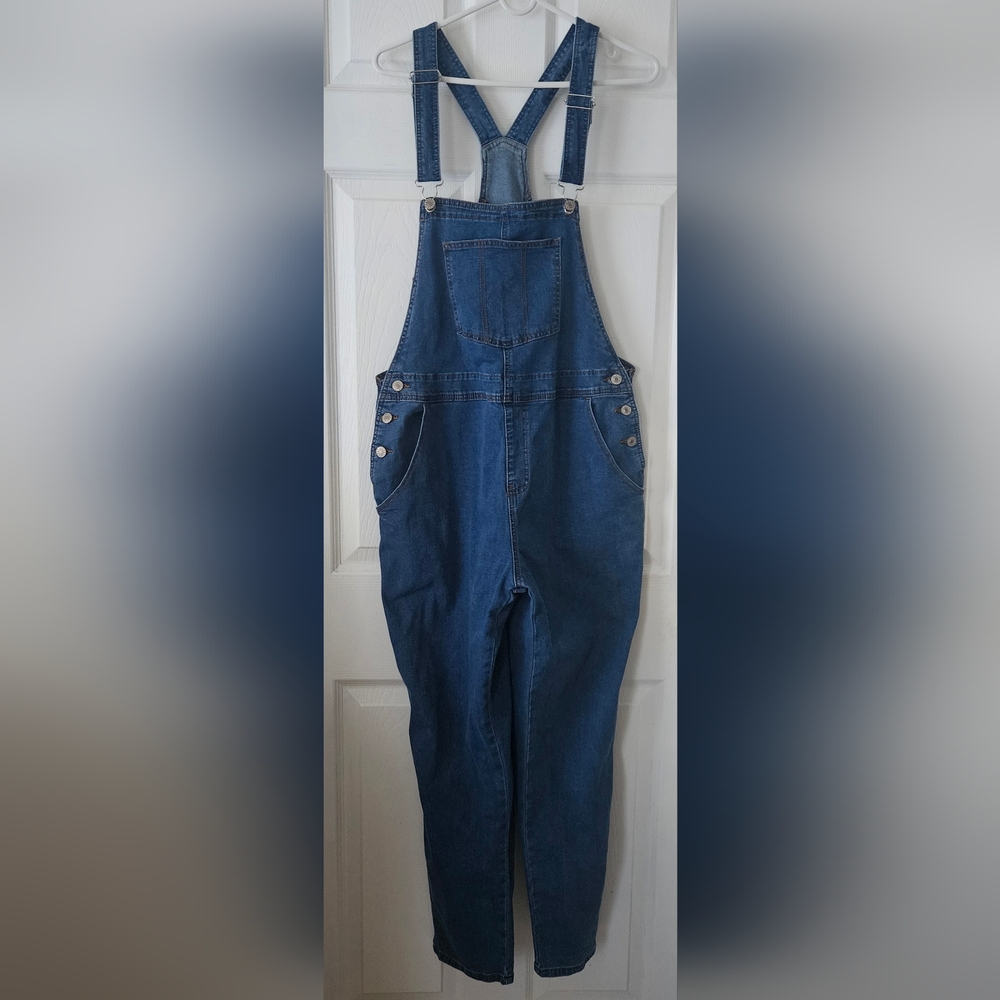 Classic Blue Denim Women's Jumpsuit XL